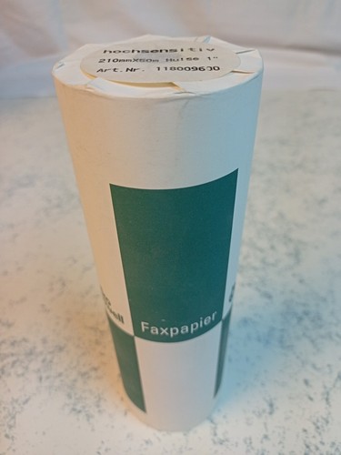 Faxpapier 210mm 50m hülse - 210mm, 1"
