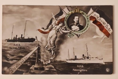Kaiser wilhelm sms - ak,