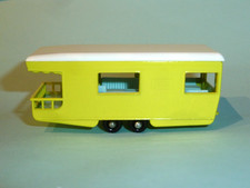 MATCHBOX LESNEY TRAILER CARAVAN No. 23D, unbespielt in gelb