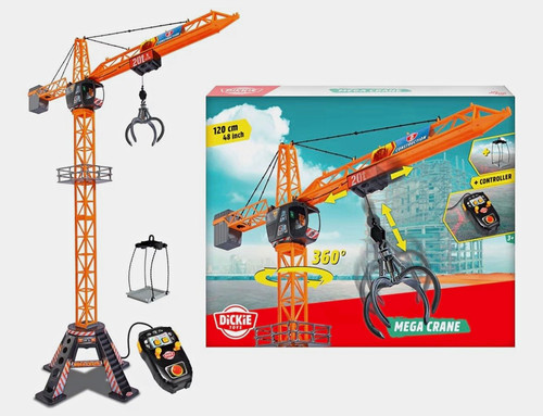 Dickie toys mega crane - dickie,