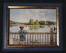 Porzellanbild wandbild goebel - porzellanbild,
