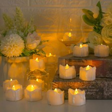 24x led teelichter mit - 24x,
