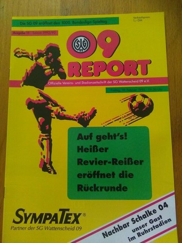Wattenscheid 1992 93 nr - sg,