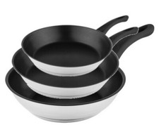 Carl Schmidt Sohn Edelstahl Bratpfanne PADERBORN Induktion Pfanne 20,24 od. 28cm