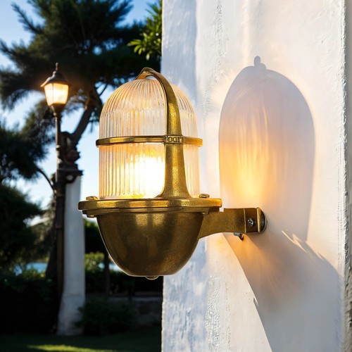 Außen lampe ip64 messing - ip64, glas