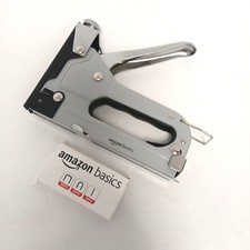 Amazon Basics Handtacker Tackerpistole 3-in-1 mit 600 Heftklammern Polstermöbel 