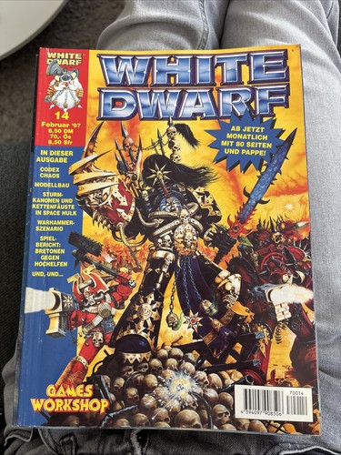 Warhammer white dwarf - warhammer, heft