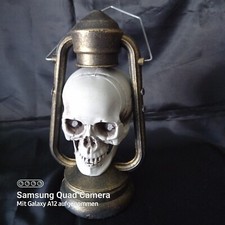 Totenkopf Laterne Blinkt-