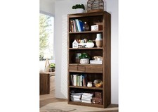 Massivholz Regal dunkel