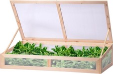 Dobar Frühbeet-Aufsatz Anzucht Aufsatz für Hochbeete Anzuchtkasten Gewächshaus