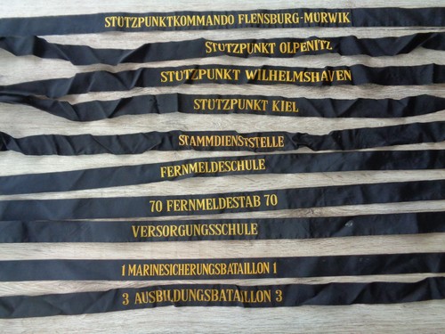 Mützenbänder bundesmarine - 10,