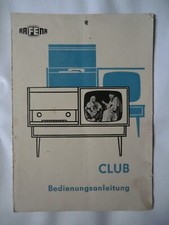 15   RAFENA Club Fernsehtruhe der DDR - Bedienungsanleitung  - GP92
