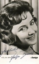 Autogramm - Helga Brauer - DDR