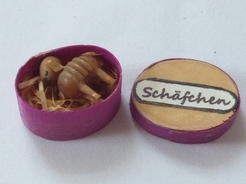 Mini kleine alte spanschachtel - alte,
