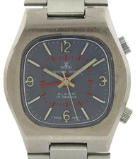 Meister Anker Alarm mechanische Vintage Herrenuhr 70er Jahre Teil-Revision nötig