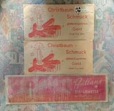 Pack Brillant Eis-Lametta Gold - 2 x Engelshaar Gold