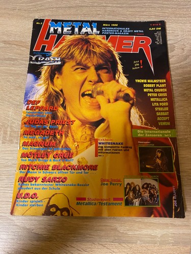 Metal hammer magazin 1988 - magazin,