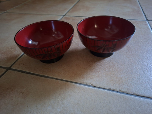 Japanische lackschalen - (527),