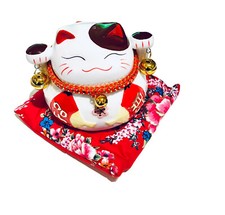 Keramik Spardose Glückskatze