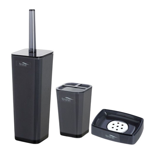 3tlg set bad accessoires - 3tlg, wc