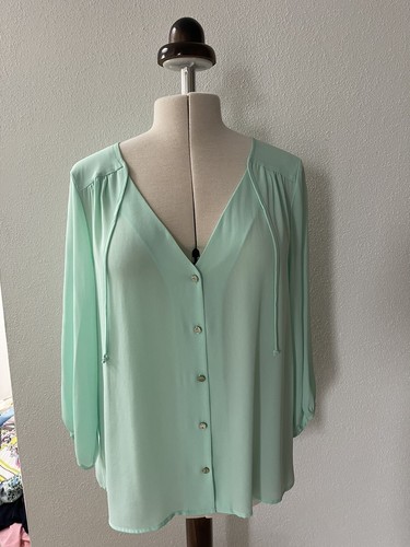 Neu bluse chiffon - h+m,