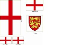 Aufkleberbogen England