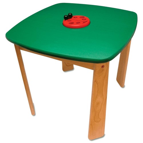 Kindertisch grün marienkäfer - kindertisch,