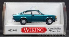 1/87 H0 WIKING 0229 01 OPEL Kadett C Coupé 2.0E Rallye Winterfest,~ bl.-metallic