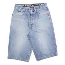 ILLMATIC Freizeitshorts Herren jeansblau L W34 Baumwollmischung Relaxed Fit