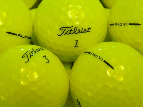 Gelbe titleist pro v1 - gelbe,