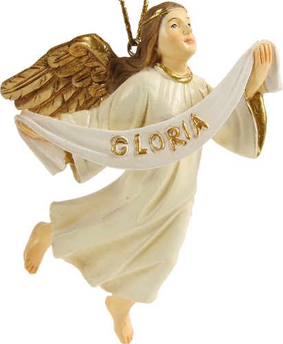 Krippenfigur fliegender engel - fliegender,