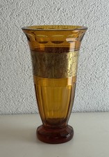 große Moser Glasvase mit