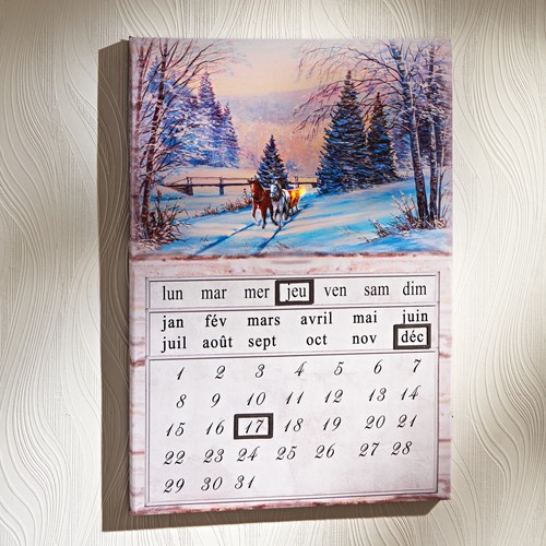 Led kalender wandkalender - led-kalender,