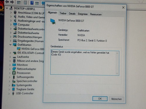 Defekt damage asus nvidia - ,