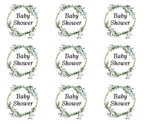 Eukalyptus kranz babyparty - kranz,
