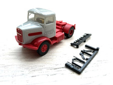 Albedo MAN Sattelzugmaschine, 60er Jahre, OVP  mit Spiegeln und Scheinwerfern