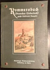 Kommersbuch (Aennchen Liederbuch) Große illustrierte Ausgabe von 1924