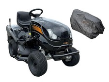 Black Edition Pro 227/102 4WD Twin H Rasentraktor by Stiga inkl. Abdeckplane