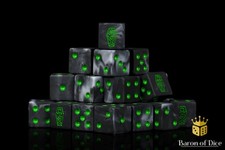 Day of The Dead Green Coffin