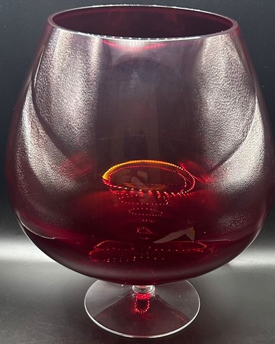 Großer roter glaskelch - roter,
