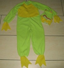 Schicker Frosch Kostüm aus Fleece in Gr. 110 116 TOP