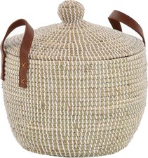 Seegras Wäschekorb Dekokorb