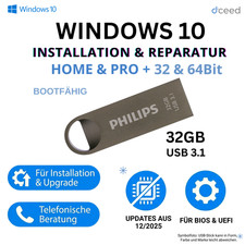 Windows 10 PRO HOME 32GB USB