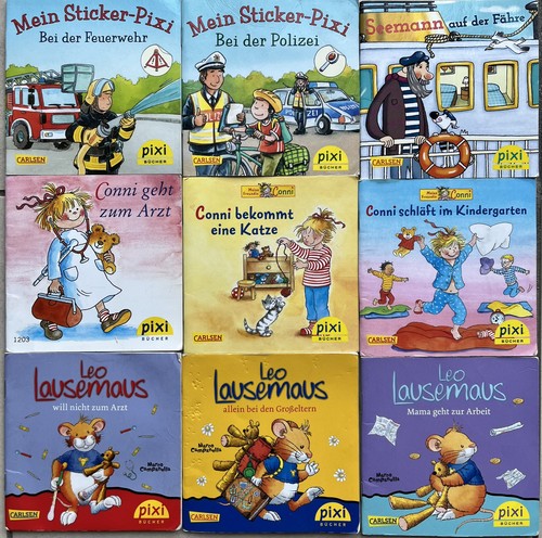 Pixi bücher conni - 9x,