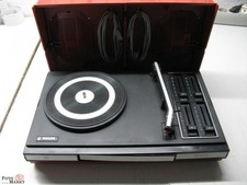 Philips 623 Plattenspieler mit Lautsprecher im Tragekoffer - defekt für Sammler