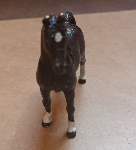 Schleich pferdefigur schwarz - schleich,