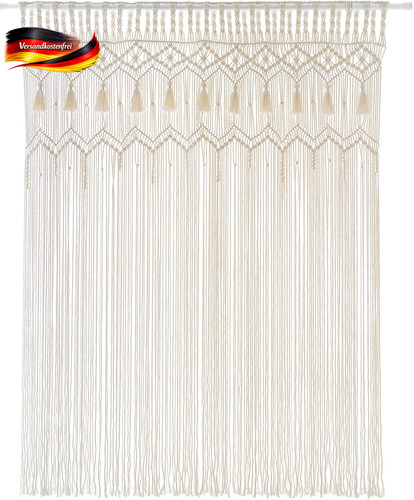 Makramee wandbehang 132x180cm - makramee,