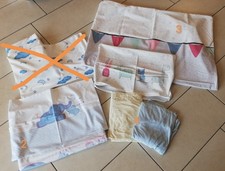 2x Kleinkind Bettwäsche, 70x 140cm + 2 Spannbettlaken, Junge, unisex, Fleece, BW