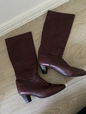 True leather cherry - red, heel