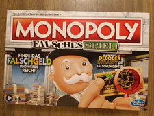 Monopoly Brettspiel Falsches Spiel Hasbro - Falschgeld Decoder NEU OVP